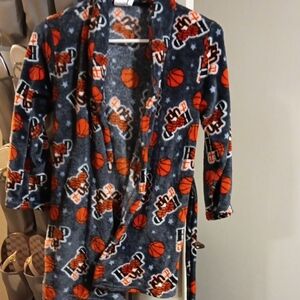 Kids Basketball Print Robe